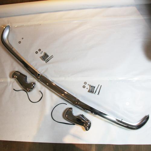 Product image of the product “Rear Bumper, Set, with Overriders, Stainless Steel ”