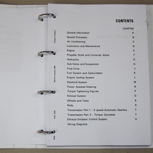 Product image of the product “Workshop Manual, englisch ”