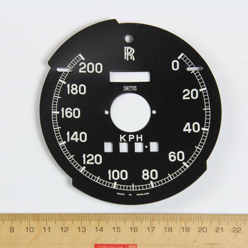 Artikelbild des Artikels “Tacho Rolls-Royce, 200 KM/H (120 mph), Zifferblatt, Austausch “
