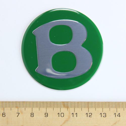 Product image of the product “Hub Cap Bentley, Badge, green ”